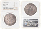 France Écu de 6 livres françoise Écu de 6 livres Françoise, Rouen, Rare, Silver, NGC -