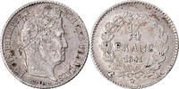 France 1/4 Franc Coin, Louis-Philippe, Paris, Silver -