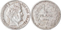France 1/4 Franc Coin, Louis-Philippe, Lille, Silver -