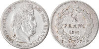 France 1/4 Franc Coin, Louis-Philippe, Paris, Silver -