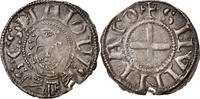 France Denarius Coin, Bourbonnais, Souvigny, Silver, Boudeau:359 -