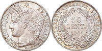 France 50 Centimes Coin, Cérès, Paris, Silver, KM:834.1 -