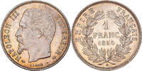 France Franc Coin, Napoleon III, Napoléon III, Paris, Silver -