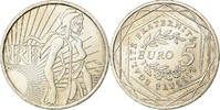 France 5 Euro Silver, Gadoury:EU287 -
