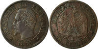 France Centime Coin, Napoleon III, Strasbourg, KM 775.3 -