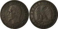France Centime Coin, Napoleon III, Strasbourg, KM 775.3 -