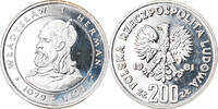 Poland 200 Zlotych Coin, Warsaw, Proof, Silver, KM:129 -