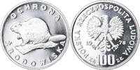 Poland 100 Zlotych Coin, Warsaw, Proof, Silver, KM:96 -