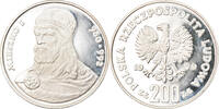 Poland 200 Zlotych Coin, Warsaw, Proof, Silver, KM:101 -