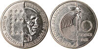 France 10 Francs Coin, Schumann, Nickel, KM:958, Gadoury:825 -