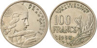 France 100 Francs Coin, Cochet, Paris, Copper-nickel -