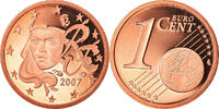 France Euro Cent Paris, Proof, Copper Plated Steel -
