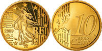 France 10 Euro Cent Paris, Proof, Brass, Gadoury:4b., KM:1410 -