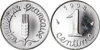 France Centime Coin, Épi, Paris, Proof, Stainless Steel -