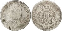 France 24 Sols, 1/5 ECU Coin, Louis XV, 1/5 Écu aux branches d'olivier -