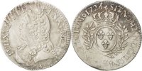 France 24 Sols, 1/5 ECU Coin, Louis XV, 1/5 Écu aux branches d'olivier -