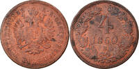 Austria 4 Kreuzer Coin, Franz Joseph I, Kremnica, Copper -