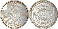France 15 Euro Semeuse, Silver, Gadoury:EU288, KM:1535 -