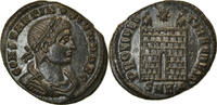Follis Coin, Constantine II, Heraclea, Bronze -