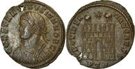 Follis Coin, Constantine II, Trier, Bronze, RIC:455 -