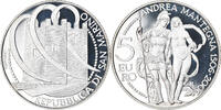 San Marino 5 Euro Andréa Mantegna, Silver, KM:476 -
