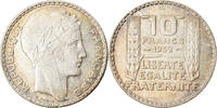 France 10 Francs Coin, Turin, Paris, Silver, KM:878 -