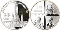 France 1-1/2 Euro Monnaie de Paris, 150th Anniversary of Lourdes, Proof -