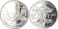 France 1-1/2 Euro Avignon, Paris, Proof, Silver, KM:1364 -