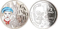 France 1-1/2 Euro Victor Hugo, Paris, Proof, Silver, KM:1332 -