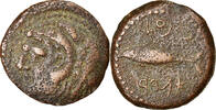 Bronze Æ Coin, Spain, Gades, Bronze -