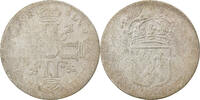 France Quinzain aux 8 L Coin, Louis XIV, Lille, Rare, Billon -