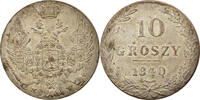 Poland 10 Groszy Coin, Nicholas I, Moneta Wschovensis -
