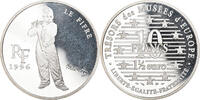 France 10 Francs-1.5 Euro Coin, Manet - Le Fifre, Silver -