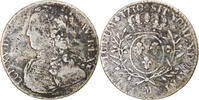 France 1/2 Ecu aux branches d'olivier Coin, Louis XV, Toulouse -