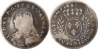 France 1/10 Écu aux branches d'olivier Coin, Louis XV, Aix-en-Provence -