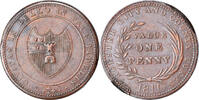 Great Britain Penny Token Coin, The House of Industry, Worcester -