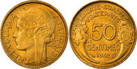 France 50 Centimes Coin, Morlon, 9 and 2 opened -