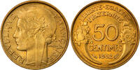 France 50 Centimes Coin, Morlon, 9 and 2 opened -