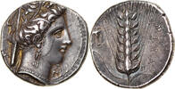 Nomos Lucania, Metapontum, Silver, NGC -