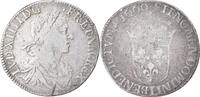 France 1/2 Ecu Coin, Louis XIV, 1/2 Écu au buste juvénile, Bayonne -