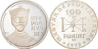 Hungary 100 Forint, Szaz Coin, Budapest, Proof, Silver, KM:597 -