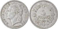 France 5 Francs Coin, Lavrillier, Paris, Aluminum, KM:888b.1 -