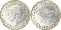 Sweden 10 Kronor Coin, Gustaf VI, Silver, KM:847 -