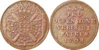 FRENCH STATES 20 Sols Coin, LILLE, Lille, Copper, KM:7 -