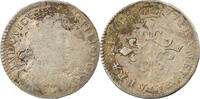 France 4 Sols des Traitants Coin, Louis XIV, Paris, Silver -