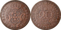 Azores 20 Reis Coin, Copper, KM:12 -