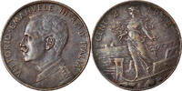 Italy 2 Centesimi Coin, Vittorio Emanuele III, Rome, Bronze -