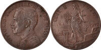 Italy 2 Centesimi Coin, Vittorio Emanuele III, Rome, Bronze -