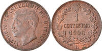 Italy Centesimo Coin, Vittorio Emanuele III, Rome, Bronze -