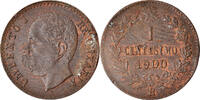 Italy Centesimo Coin, Umberto I, Rome, Copper, KM:29 -